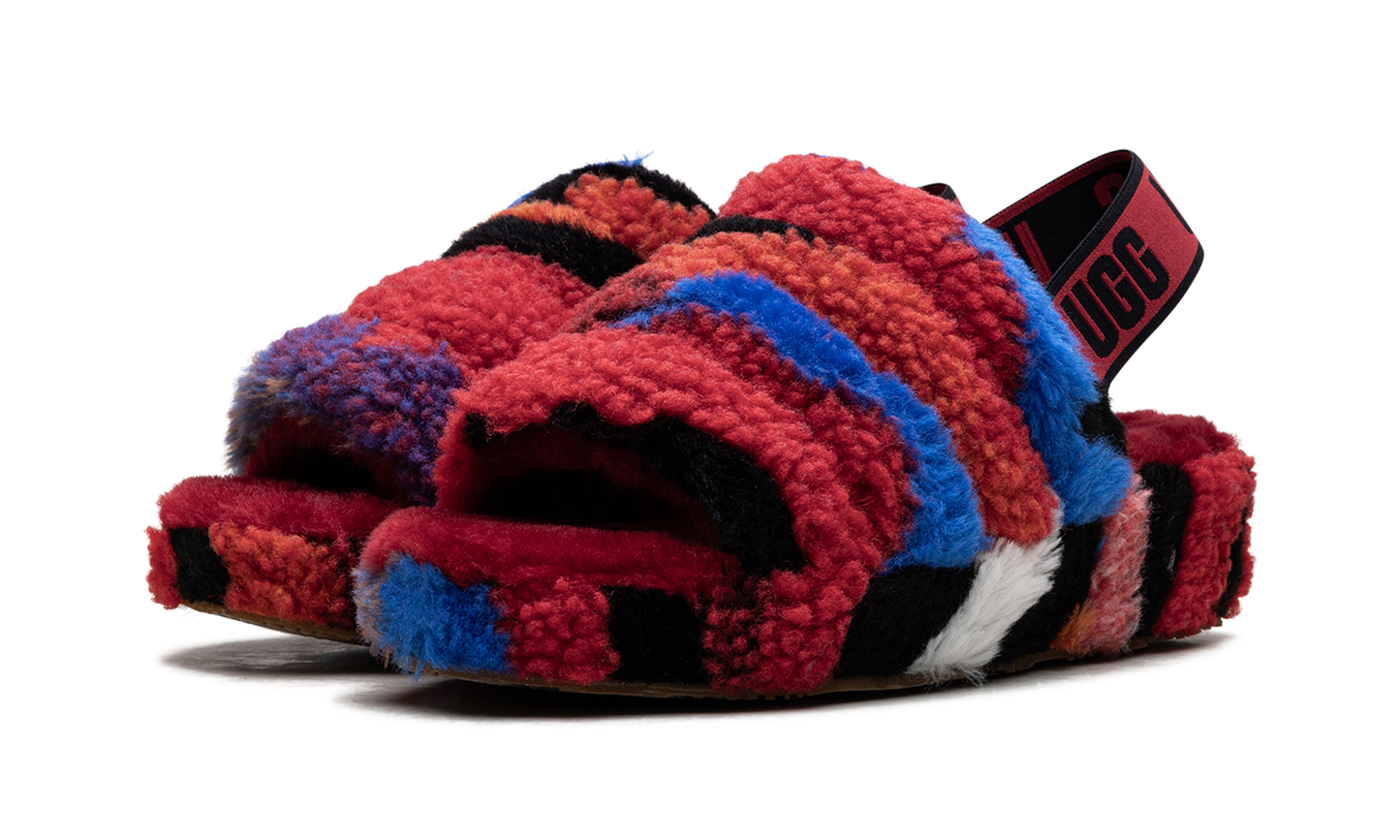 Fluff Yeah Slide WMNS "Cali Collage Red" 1118164 RED