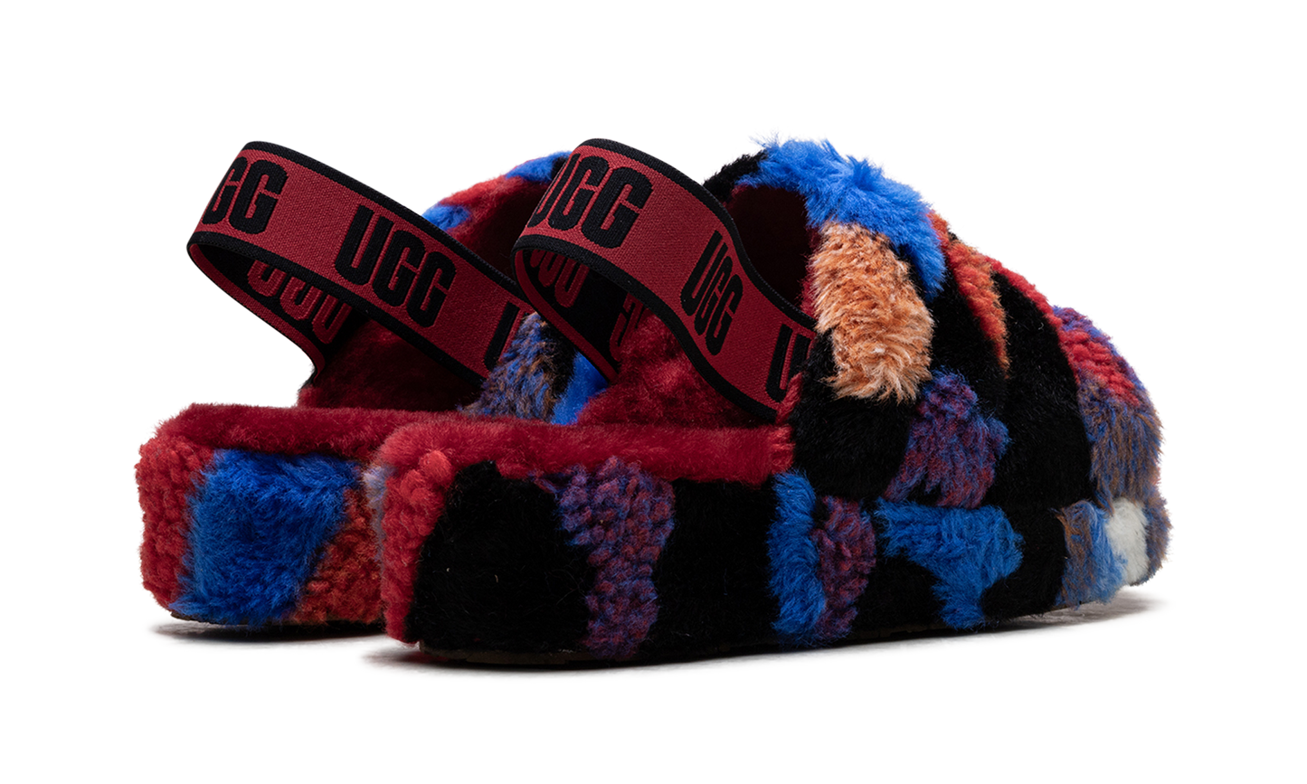 Fluff Yeah Slide WMNS "Cali Collage Red" 1118164 RED