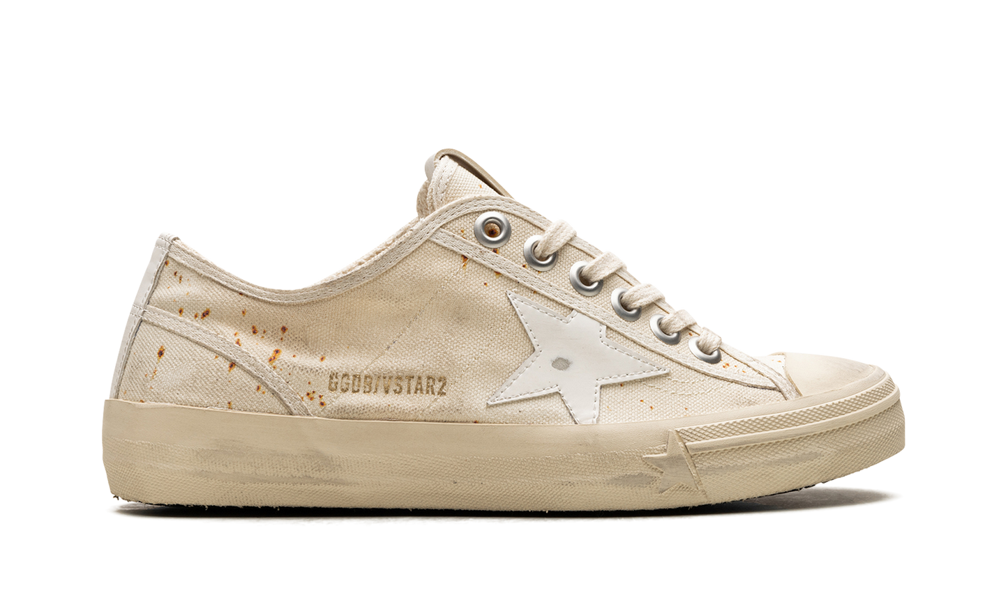 V-STAR 2 CANVAS UPPER LEATHER STAR "MILK WHITE"