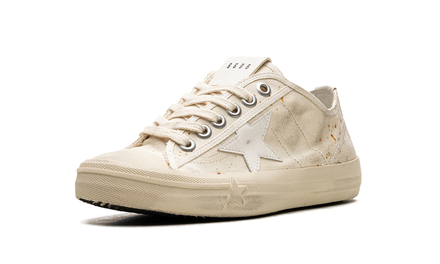 V-STAR 2 CANVAS UPPER LEATHER STAR "MILK WHITE"