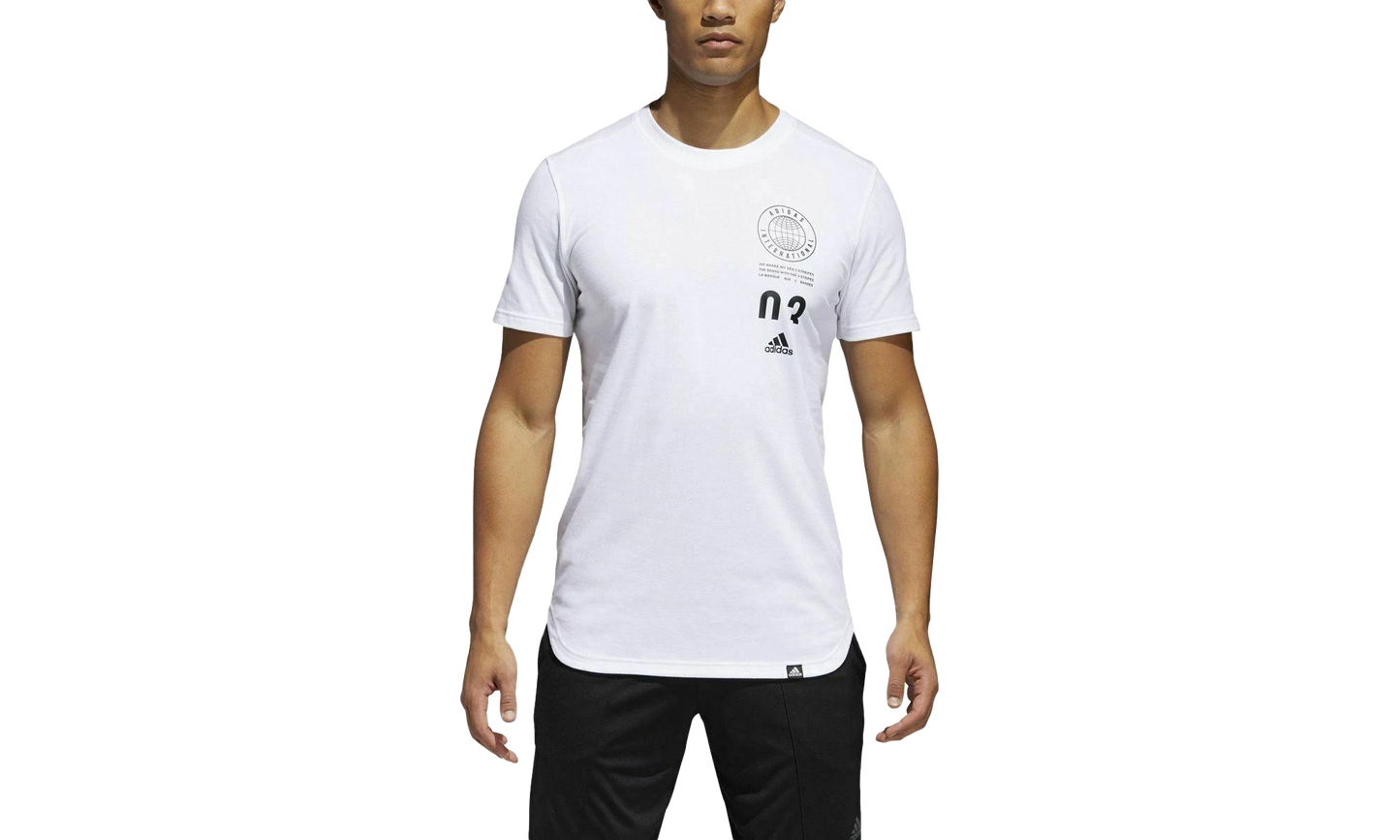 Stack Scoop Tee "White / Black" CY6337