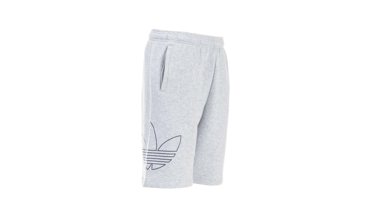 Originals French Terry Outline Short "Light Grey Heather / Collegiate Navy" DV3272