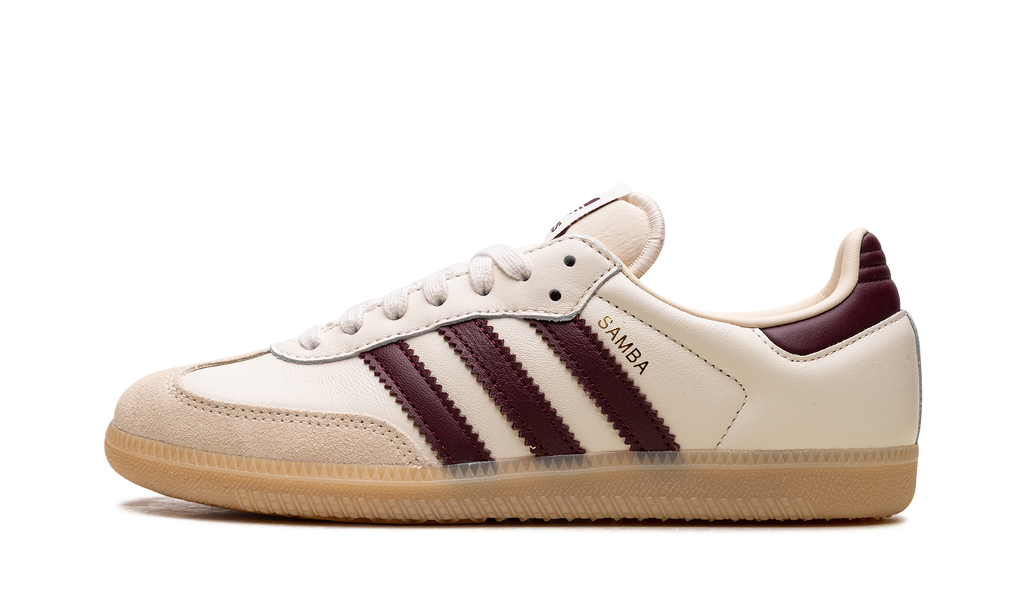 Samba OG "Cream White / Burgundy" JS3830